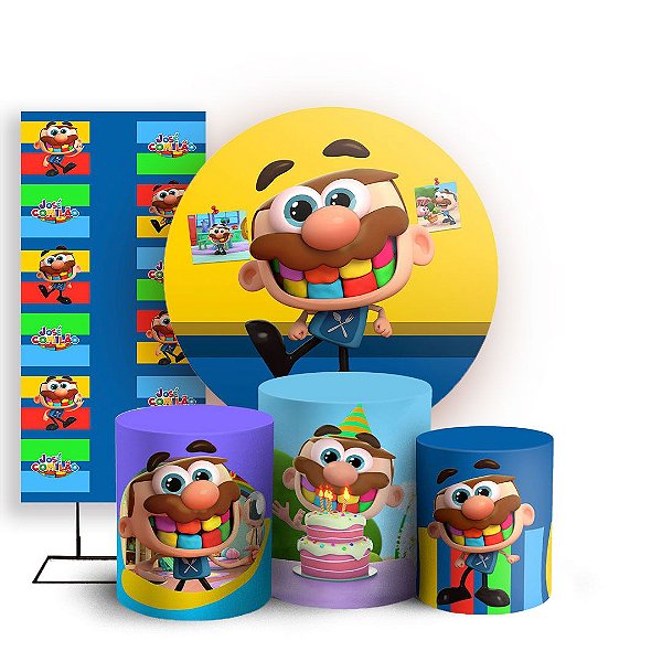 KIT Redondo Trio e Faixa - José Comilão - Sublimado 3D