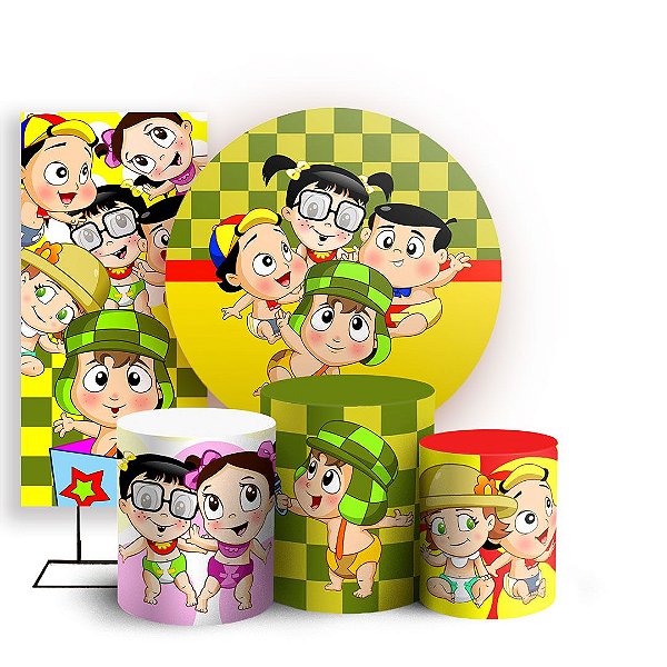 KIT Redondo Trio e Faixa - Chaves - Sublimado 3D