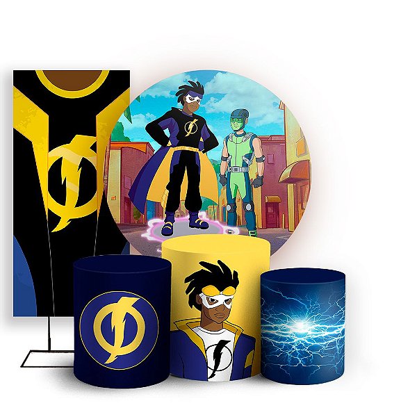 KIT Redondo Trio e Faixa - Super Choque - Sublimado 3D