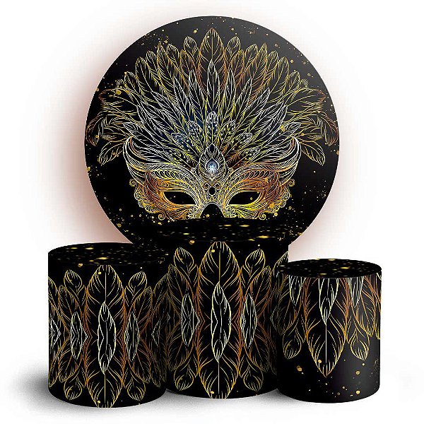 KIT Redondo e Trio - Carnaval - Sublimado 3D