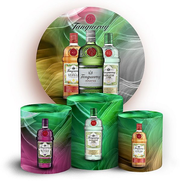 KIT Redondo e Trio -  Tanqueray - Sublimado 3D