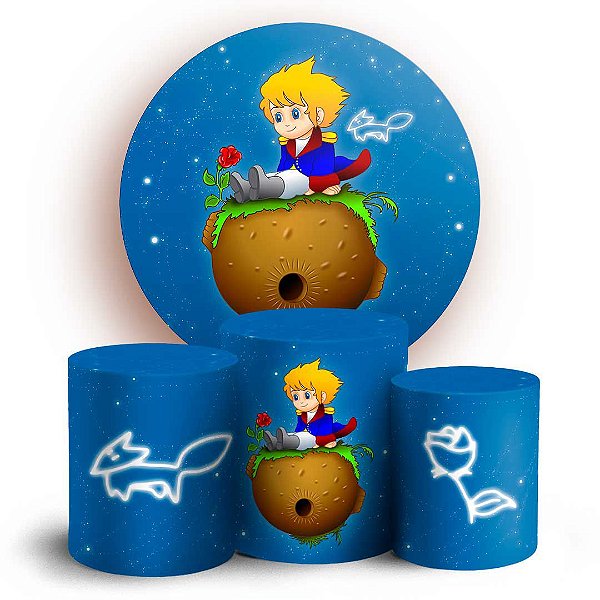 KIT Redondo e Trio - Pequeno Principe - Sublimado 3D