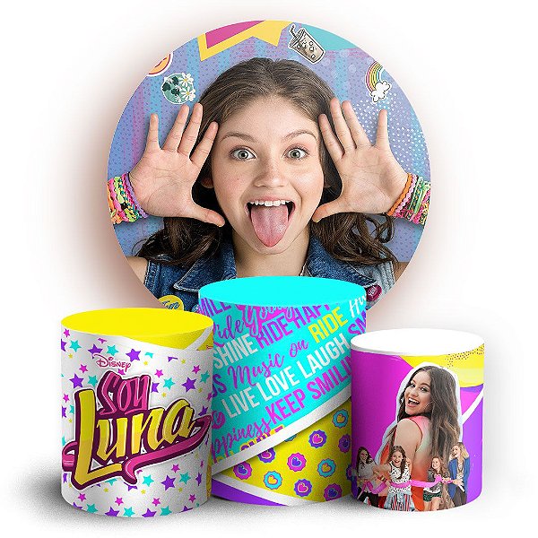 KIT Redondo e Trio -  Soy Luna - Sublimado 3D