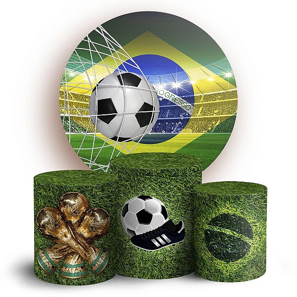 KIT Redondo e Trio - Futebol - Sublimado 3D