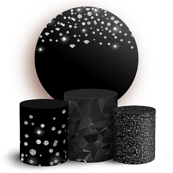 KIT Redondo e Trio - Diamante - Sublimado 3D