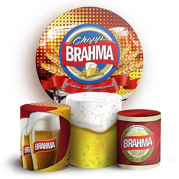 KIT Redondo e Trio - Brahma - Sublimado 3D