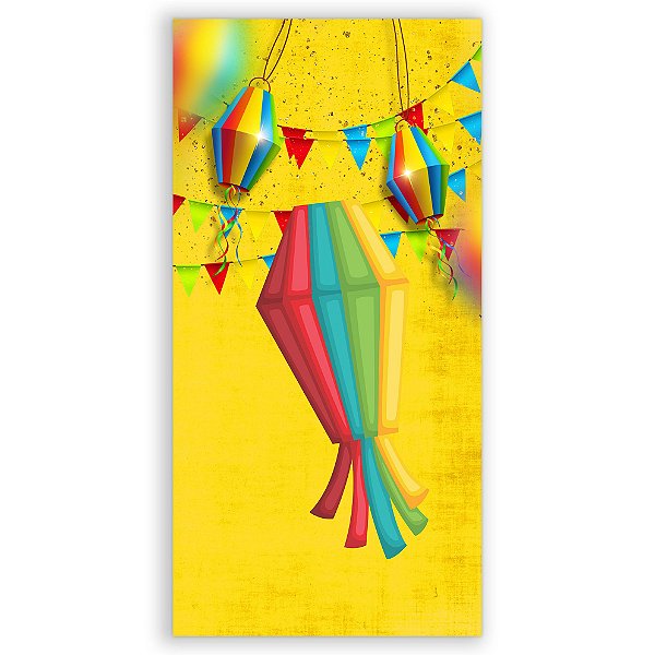 Faixa Lateral - Festa Junina - Sublimado 3D