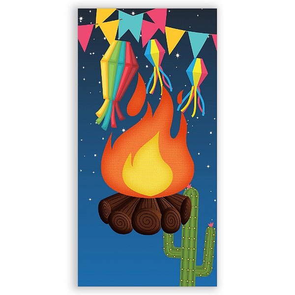 Faixa Lateral - Festa Junina - Sublimado 3D