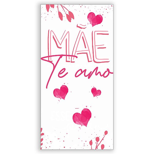 Faixa Lateral - Dia das Mães - Sublimado 3D