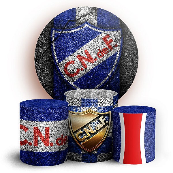 KIT Redondo e Trio - Club Nacional de Football - Sublimado 3D