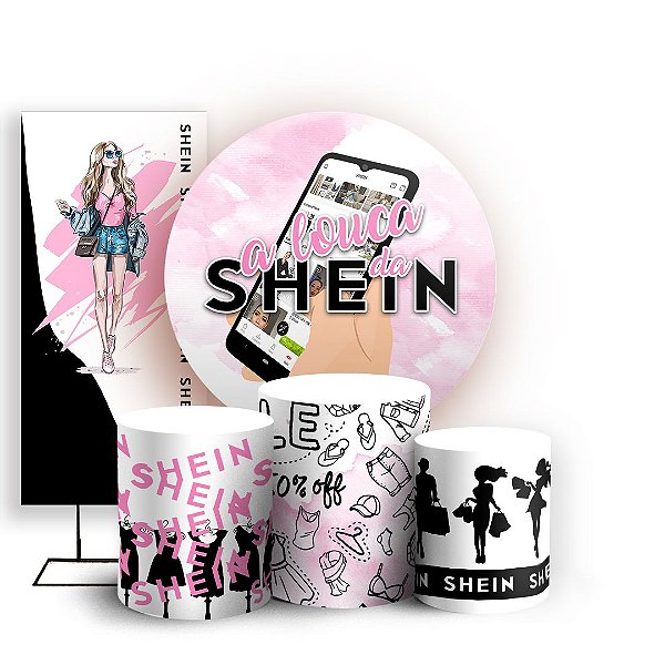 KIT Redondo Trio e Faixa - Shein - Sublimado 3D