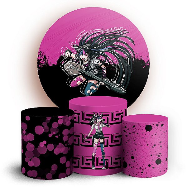 KIT Redondo e Trio - Danganronpa Ibuki Mioda - Sublimado 3D