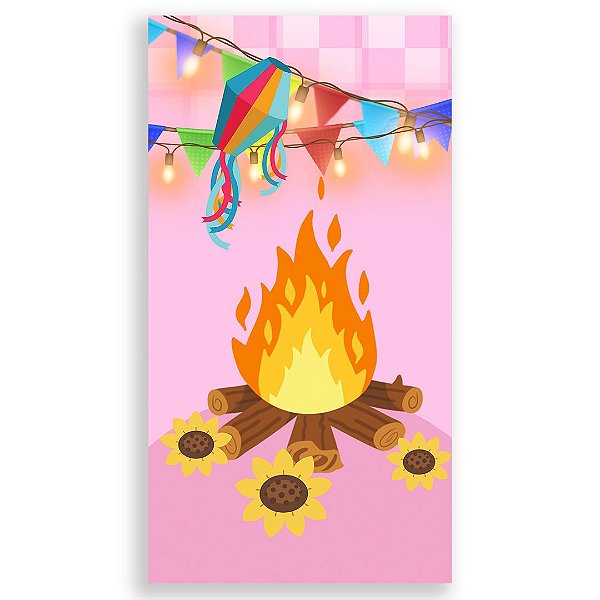 Faixa Lateral - Festa Junina - Sublimado 3D