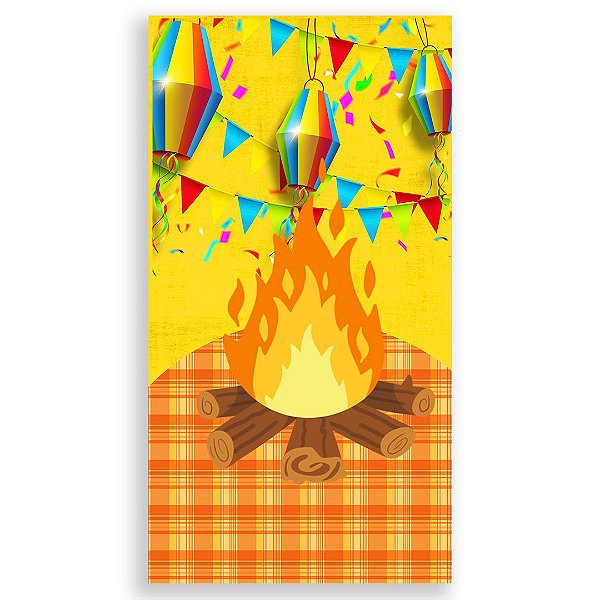 Faixa Lateral - Festa Junina - Sublimado 3D