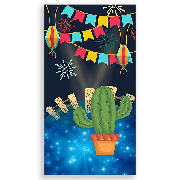 Faixa Lateral - Festa Junina - Sublimado 3D