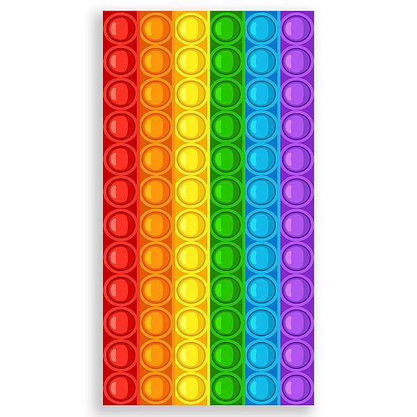 Faixa Lateral - Pop It Fidget Toys - Sublimado 3D