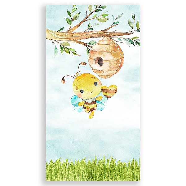 Faixa Lateral - Abelhinha Cute - Sublimado 3D