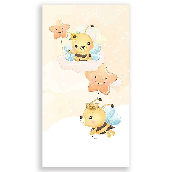 Faixa Lateral - Abelhinha Cute - Sublimado 3D