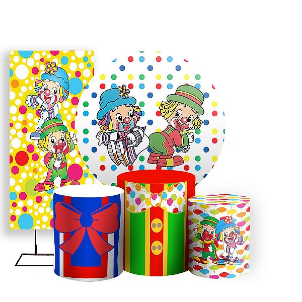 KIT Redondo Trio e Faixa - Patati Patata - Sublimado 3D