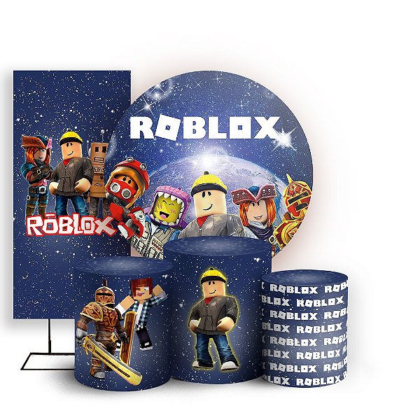 KIT Redondo Trio e Faixa - Roblox - Sublimado 3D