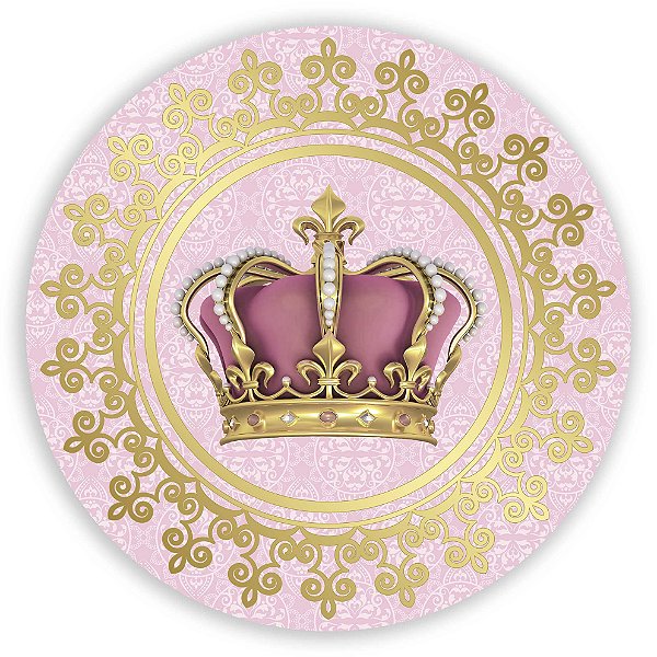 Painel Redondo - Coroa - Sublimado 3D