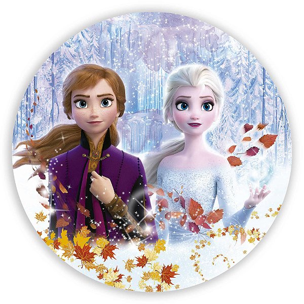 Painel Redondo - Frozen - Sublimado 3D