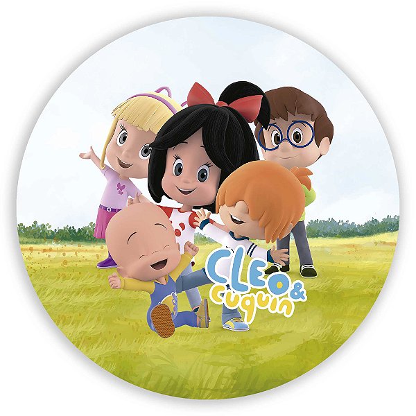 Painel Redondo - Cleo e Cuquin - Sublimado 3D