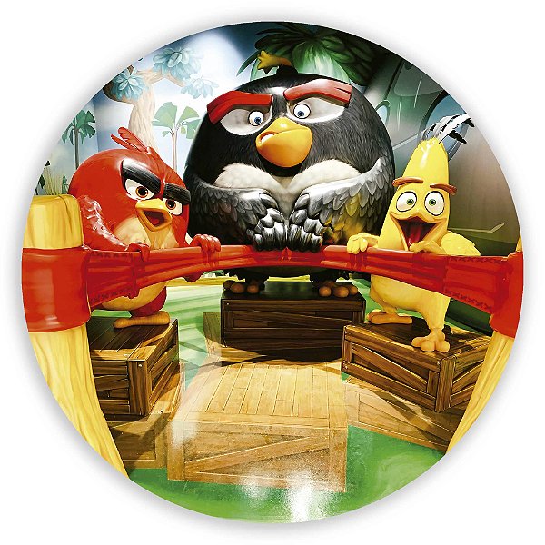 Painel Redondo - Angry Bis - Sublimado 3D