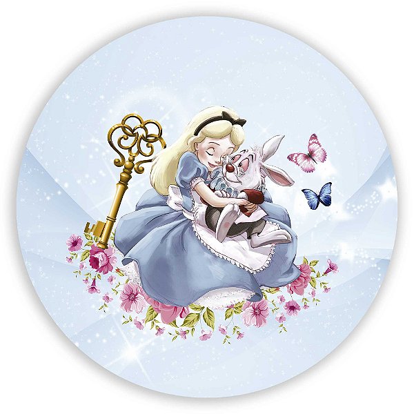 Painel Redondo - Alice - Sublimado 3D