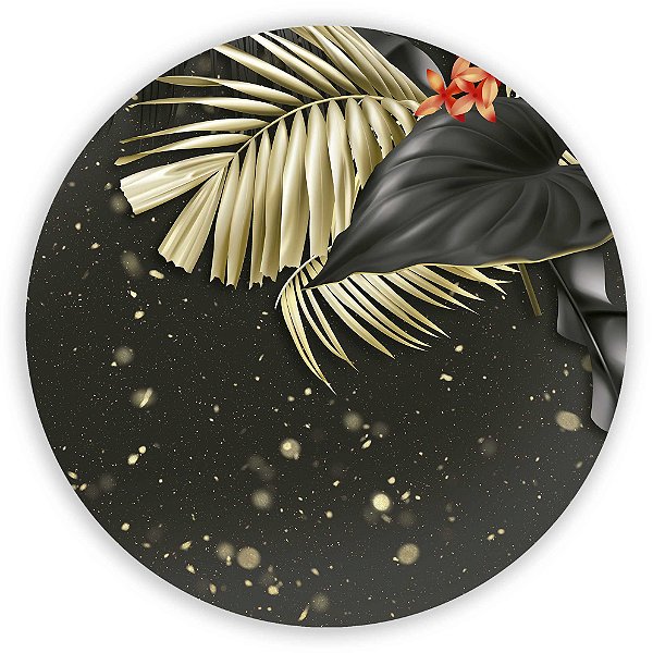 Painel Redondo - Floral - Sublimado 3D