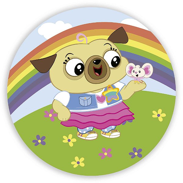 Painel Redondo - Chip e Potato - Sublimado 3D