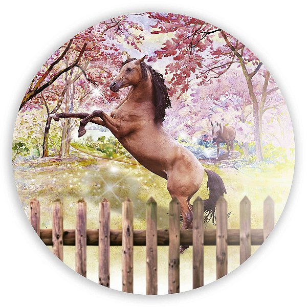Painel Redondo - Cavalo - Sublimado 3D