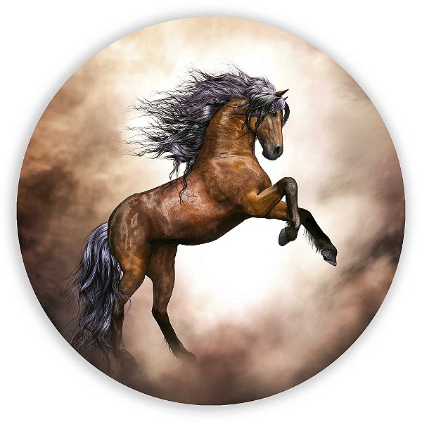 Painel Redondo - Cavalo - Sublimado 3D