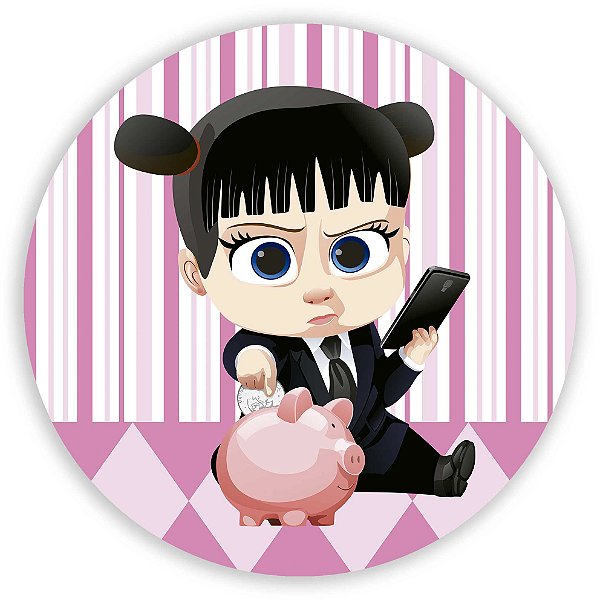 Painel Redondo - A Poderosa Chefinha - Sublimado 3D