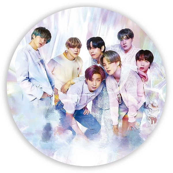 Painel Redondo - BTS - Sublimado 3D