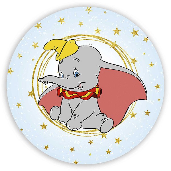 Painel Redondo - Dumbo - Sublimado 3D