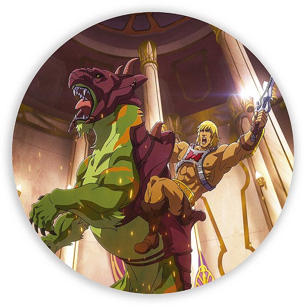 Painel Redondo - He Man - Sublimado 3D