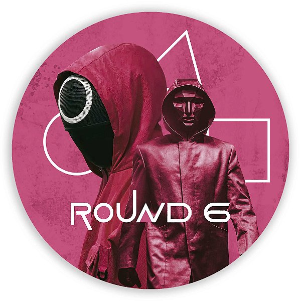 Painel Redondo - Round 6 - Sublimado 3D