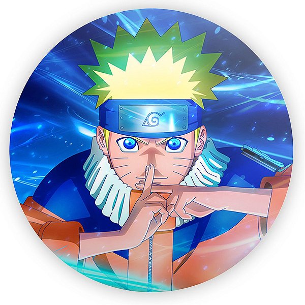 Painel Redondo - Naruto - Sublimado 3D