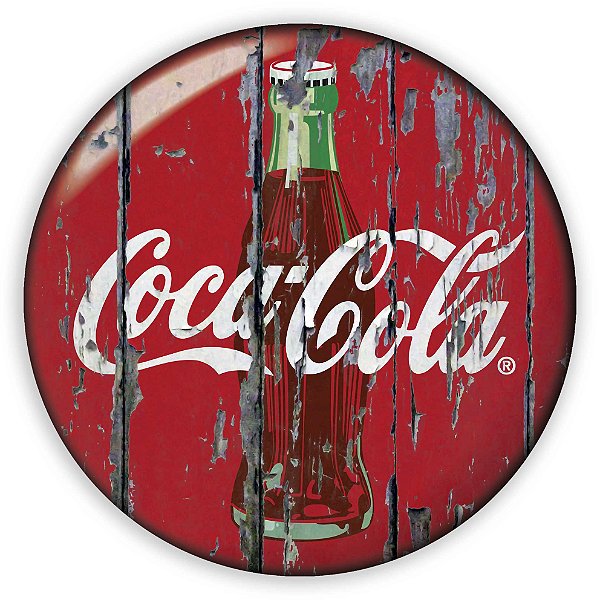 Painel Redondo - Coca Cola - Sublimado 3D