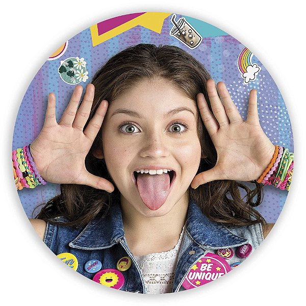 Painel Redondo - Soy Luna - Sublimado 3D