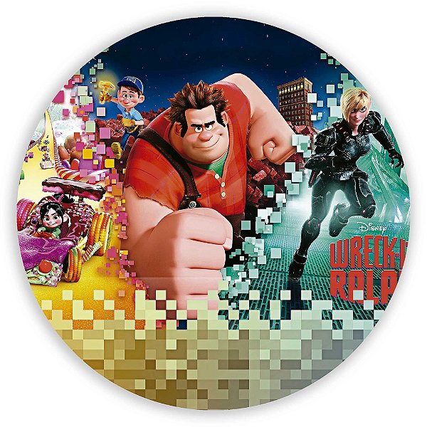 Painel Redondo - Detona Ralph - Sublimado 3D