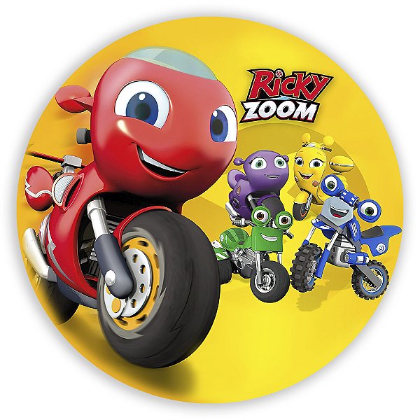 Painel Redondo - Ricky Zoom  - Sublimado 3D
