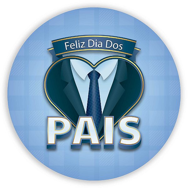 Painel Redondo - Dia dos Pais - Sublimado 3D