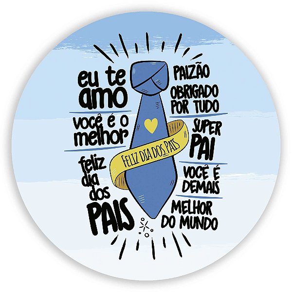 Mini Painel - Dia dos Pais - Sublimado 3D