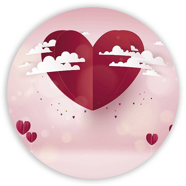 Mini Painel - Dia dos Namorados - Sublimado 3D