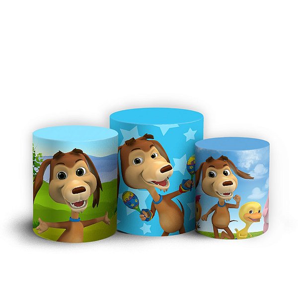 Trio Cilindro - Meu Cachorro Chocolo - Sublimado 3D + Elástico