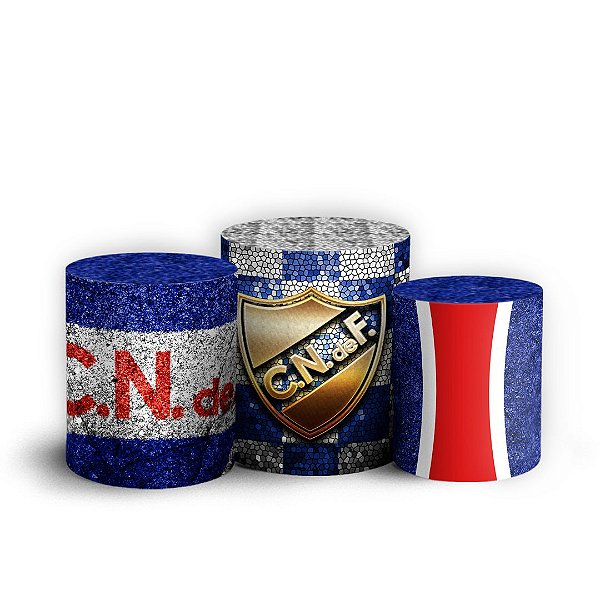 Trio Cilindro -  Club Nacional de Football - Sublimado 3D + Elástico
