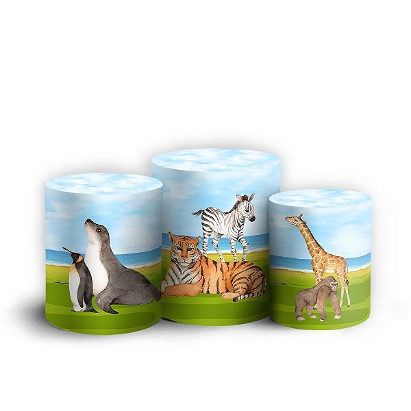 Trio Cilindro -  A Criação - Sublimado 3D + Elástico