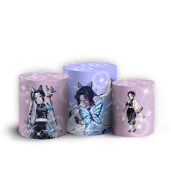Trio Cilindro - Kimetsu no Yaiba - Sublimado 3D + Elástico
